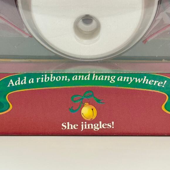 Vtg 1998 Disney Beauty and the Beast Belle Petite Holiday Princess Ornament NIB - Picture 4 of 8